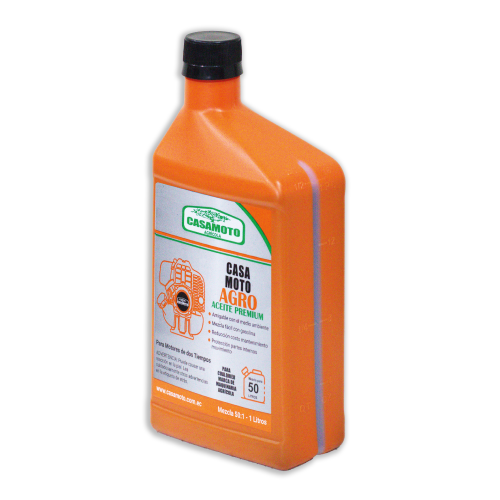 [4201003028N] ACEITE CASAMOTO 1 LITRO SEMISINTETICO NARANJA
