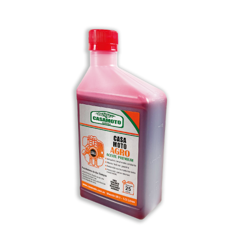 ACEITE CASAMOTO 1 LITRO SEMISINTETICO TRANSPARENTE ROJO